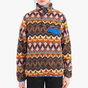 Patagonia Synchilla Snap-T Fleece Pullover medium Companions Big Anthos Pink